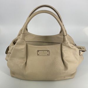Tan/leather Kate Spade‎ Knott large satchel Bag